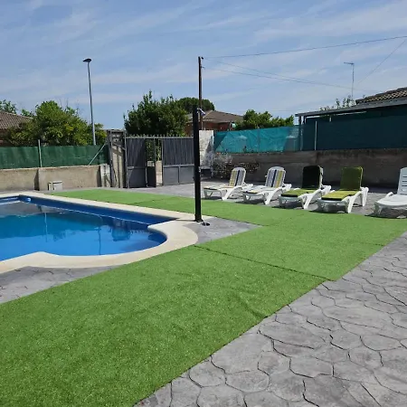 Сasa de vacaciones Con Piscina 50 Minutos Madrid En Escalona *